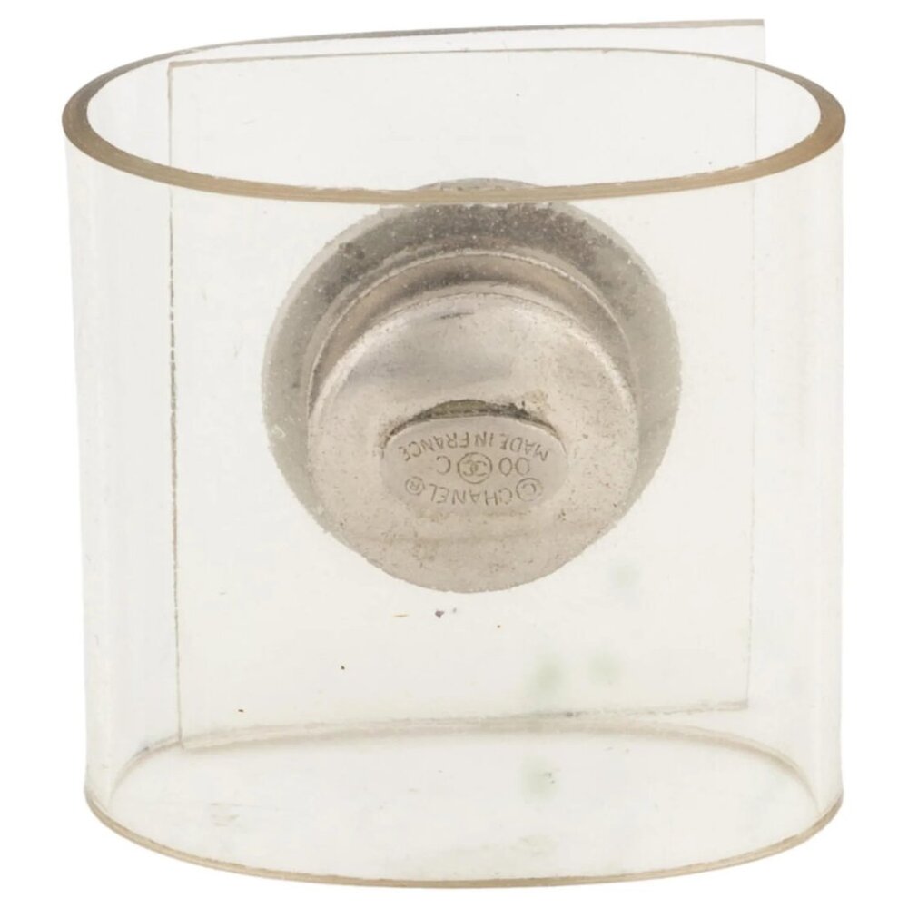 Authentic CHANEL Transparent Ring Year 2000 size 7 7.25 - Picture 4 of 12